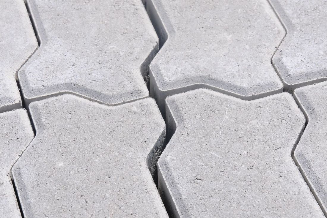 Interlocking paver base detail